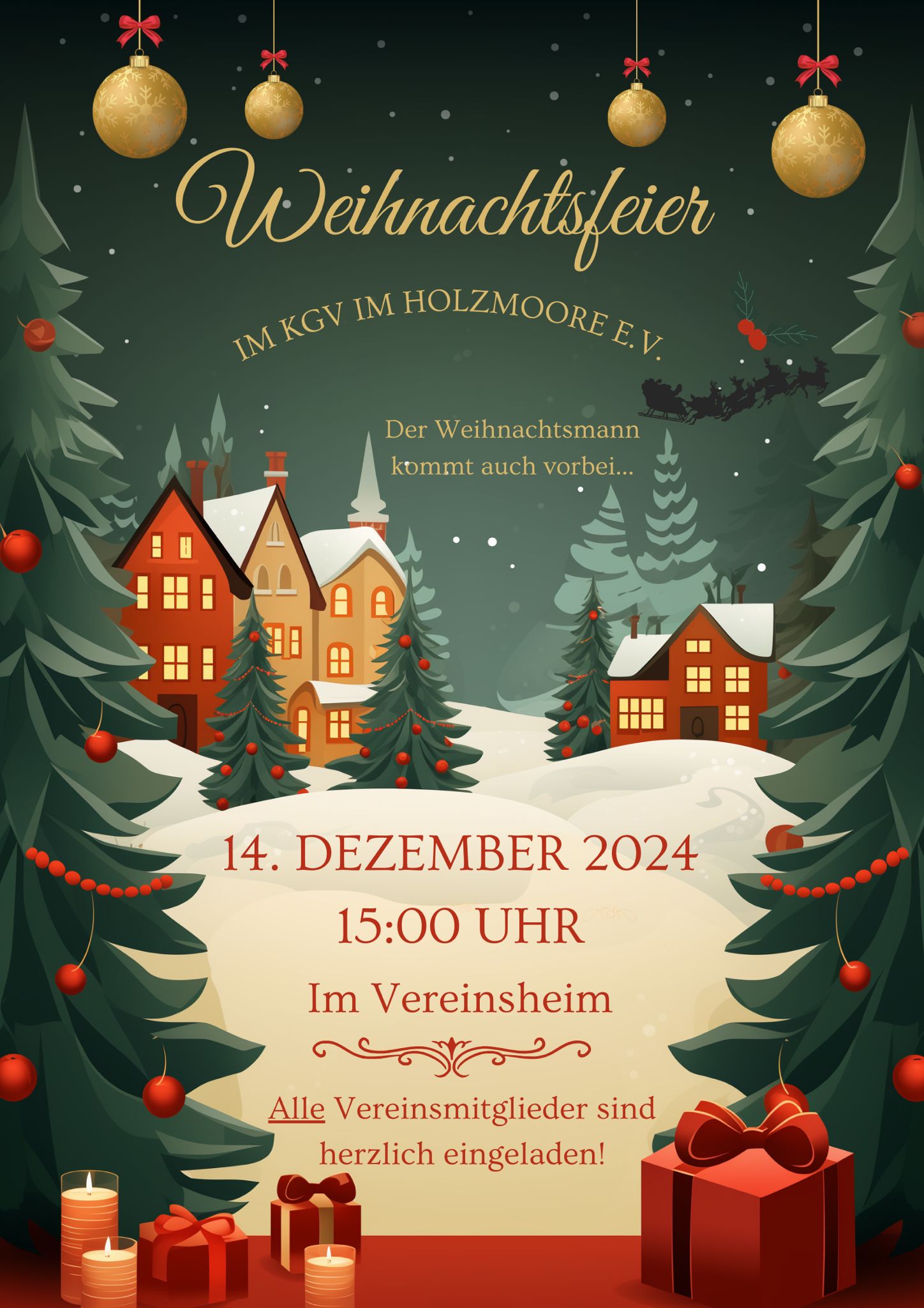 Einladung Weihnachtsfeier